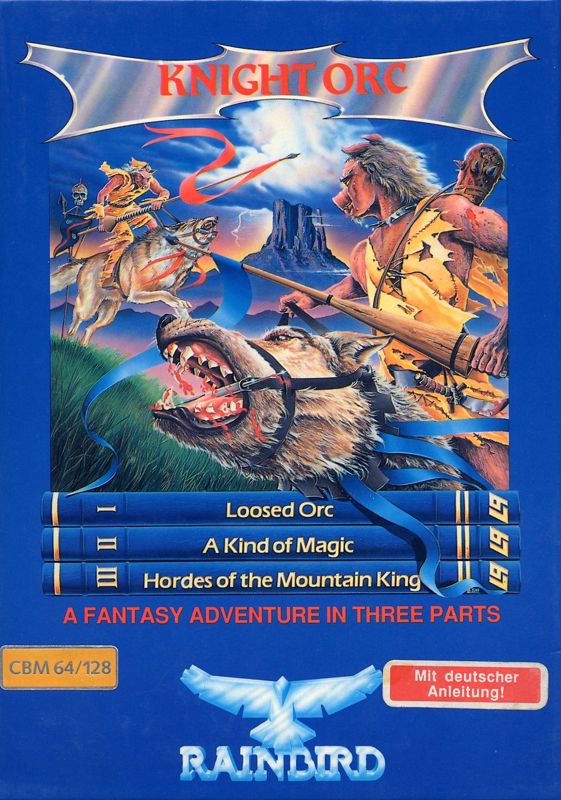 Knight Orc box art for Commodore 64